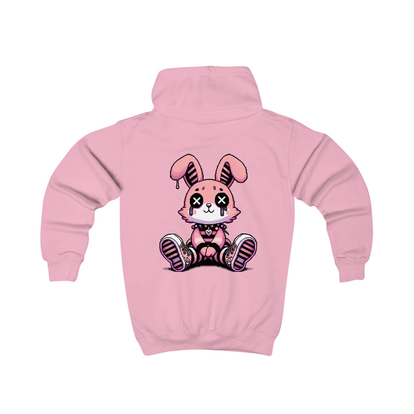 Pink Bunny Hettegenser for barn