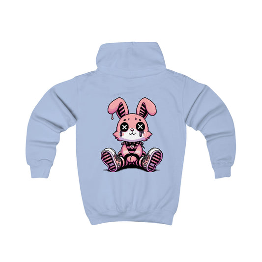 Pink Bunny Hettegenser for barn