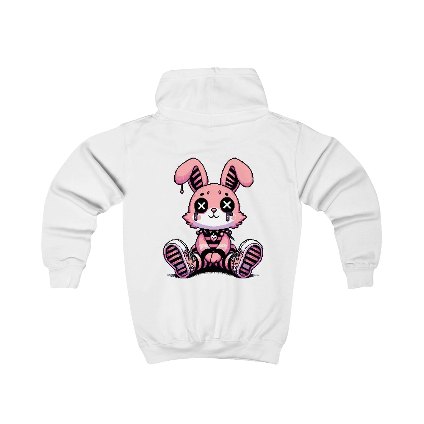 Pink Bunny Hettegenser for barn