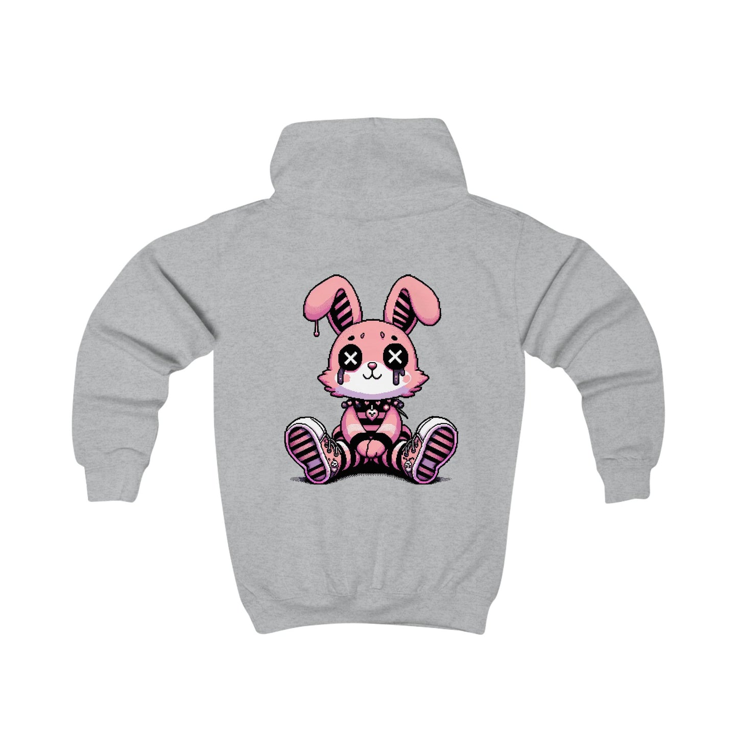 Pink Bunny Hettegenser for barn