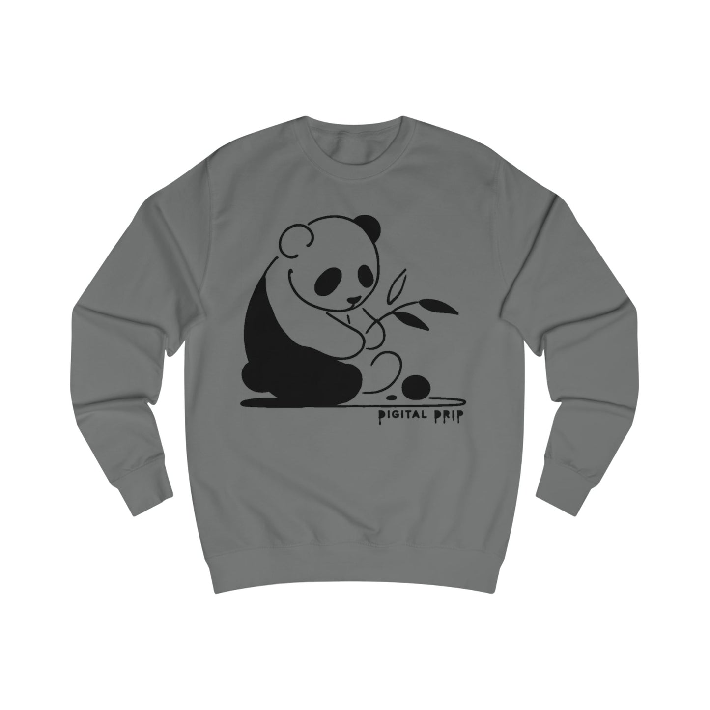 Black Panda Genser Unisex