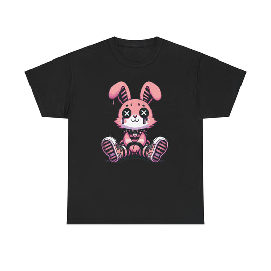 Pink Bunny T-skjorte Unisex